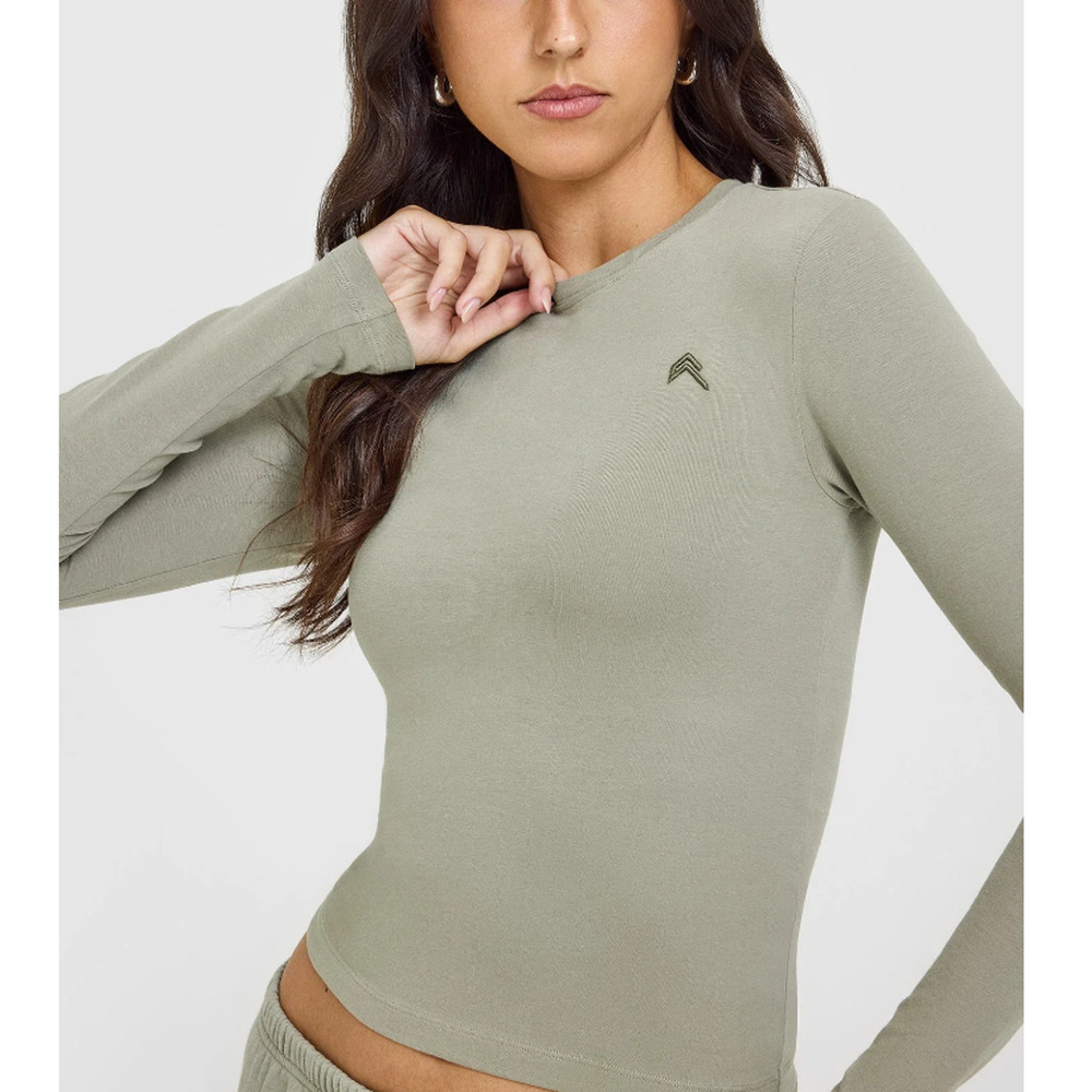 Oner Active Olive Green Long Sleeve Top - Picture 8 of 8